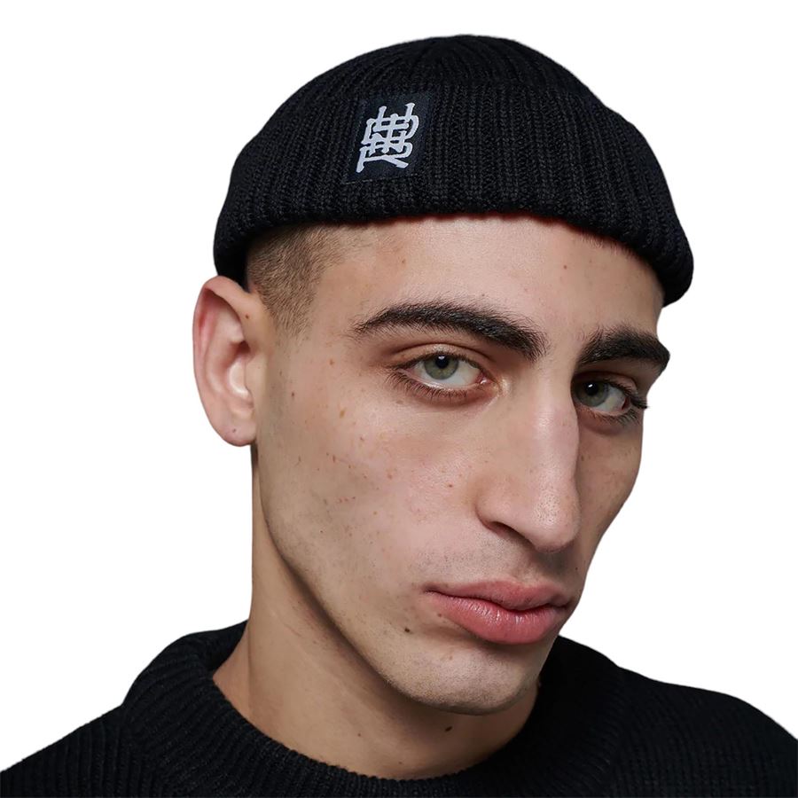 LUCA BARCELLONE X DLYNR SAILOR BEANIE Dolly Noire | BE329HI01X